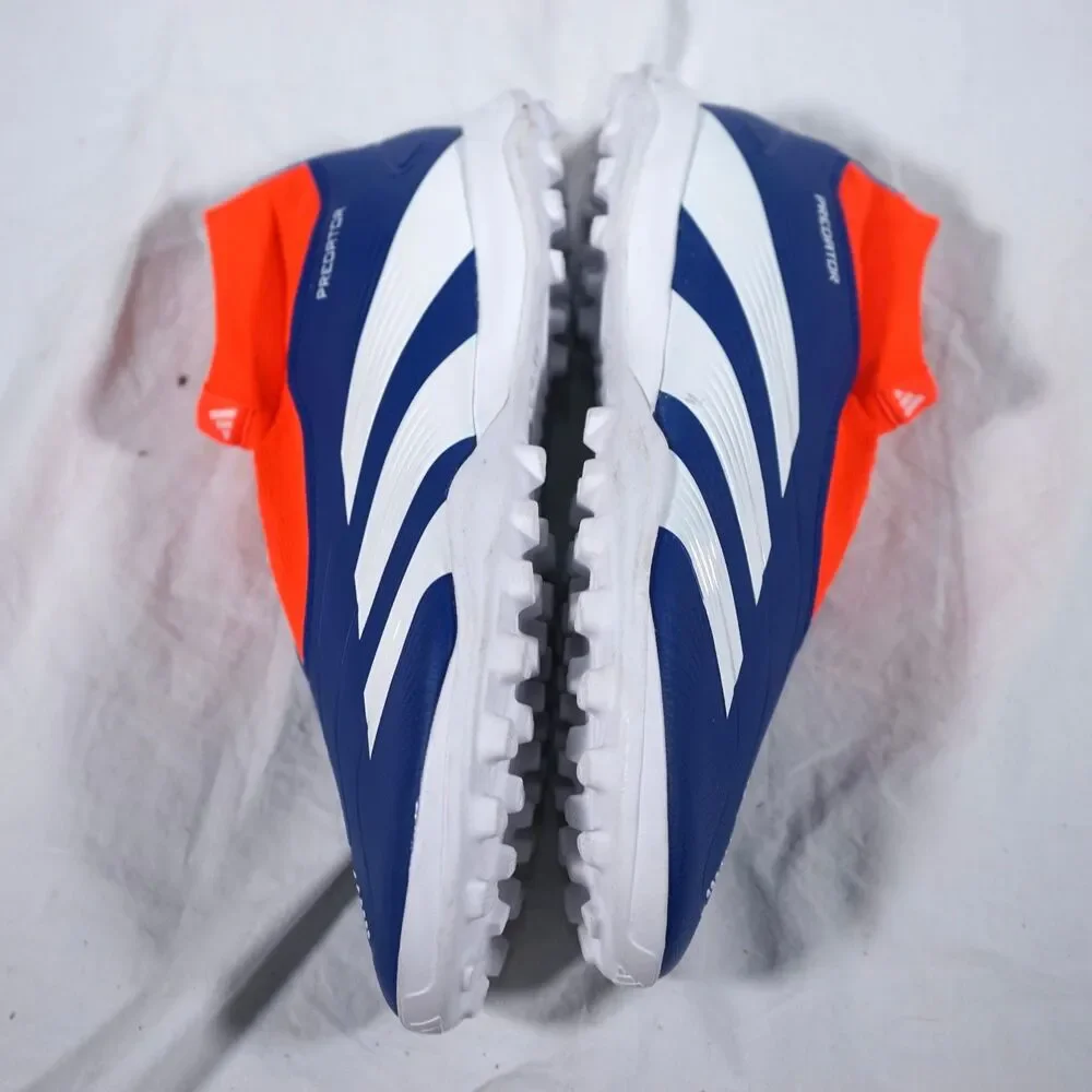 adidas Predator League Laceless Turf Lucid Blue White NWT Imperfect Dirty